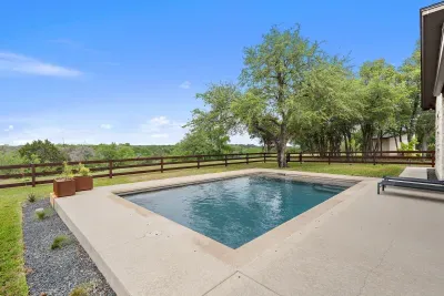 Dive into relaxation! Our sparkling pool is the perfect oasis for sunny afternoons and starlit swims.