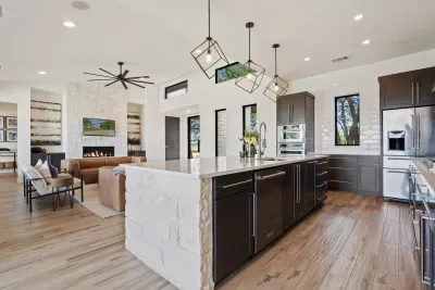 Gorgeous Kitchen fully stocked and ready for cooking up a great meal.