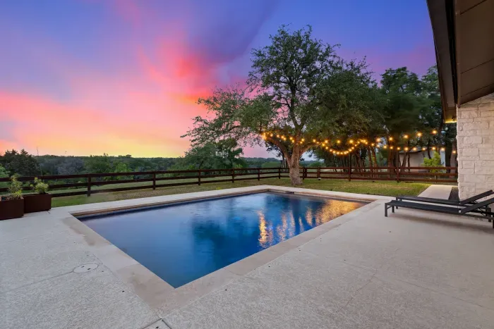 Your private paradise under painted skies.