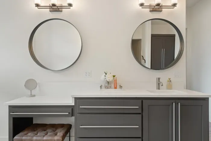 Bright and stylish ensuite bathroom designed for comfort.