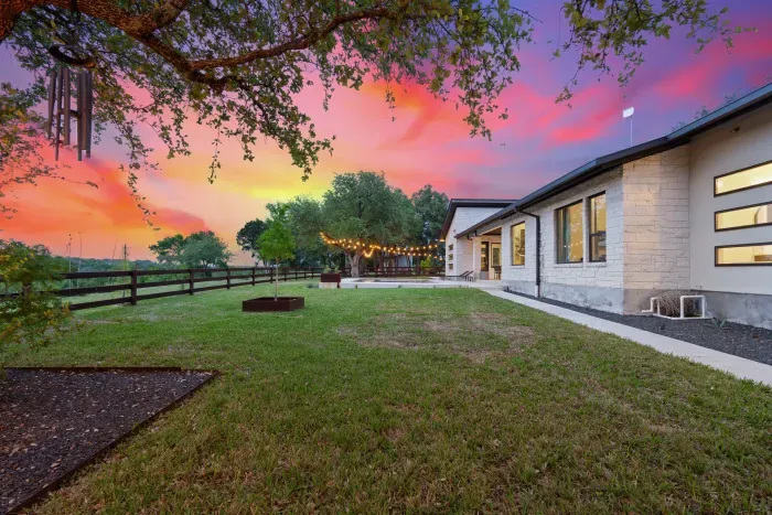 Modern elegance blended with serene outdoor living.