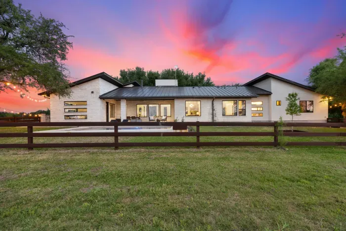 Stylish architecture blending perfectly with nature.