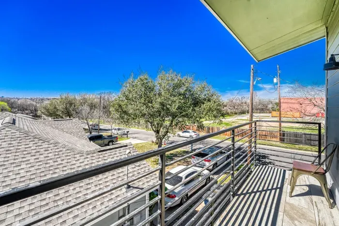 Enjoy fresh air and elevated views from your private balcony.