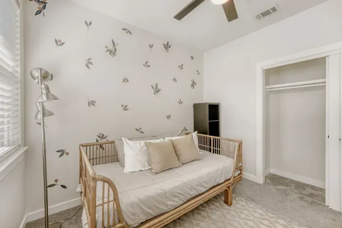 Flexible room perfect for working, reading, or extra sleeping space.