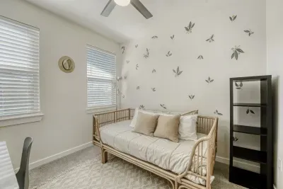Quiet area ideal for remote work or planning your Austin adventures.