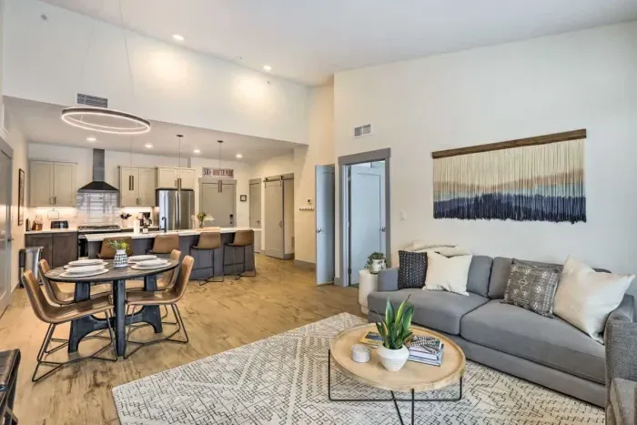 4. A living room designed for relaxation, comfort, and connection.