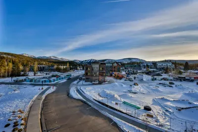Easy property access surrounded by alpine scenery.