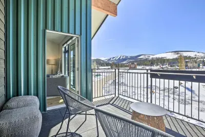 Enjoy fresh mountain air, coffee, and peaceful views from your patio.