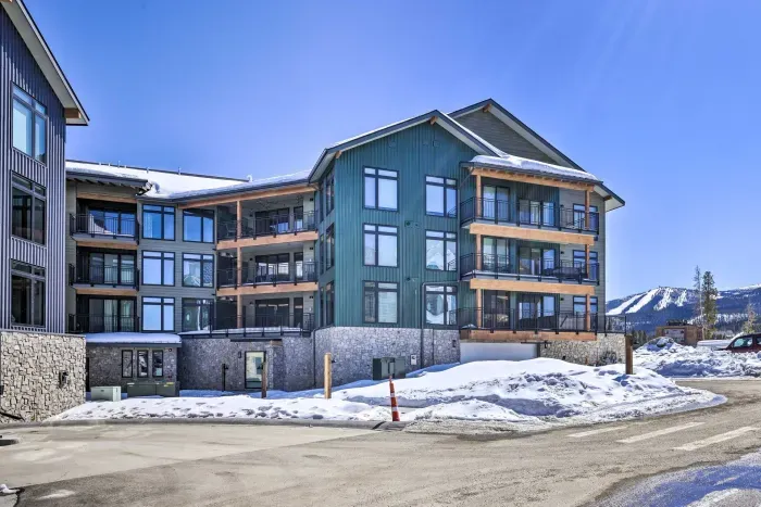 Clean, updated building just minutes from slopes, trails, and town.