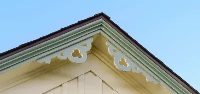 Decorative historic trim showcasing classic Georgetown craftsmanship.