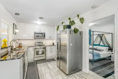 Modern kitchen with updated appliances, ample counter space, and everything you need for home-cooked meals