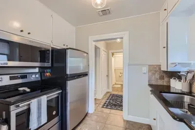 Fully equipped kitchen with everything you need—just bring your groceries and creativity!