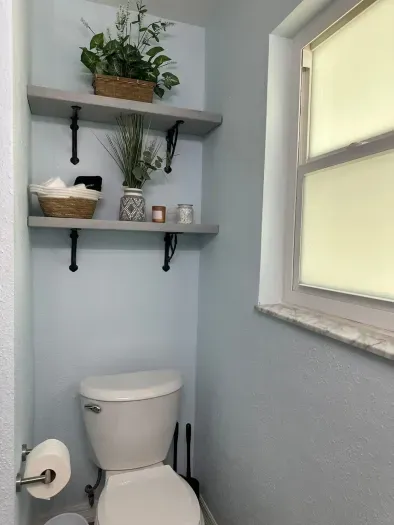 Sparkling clean and fully stocked with essentials. Start and end your day refreshed!