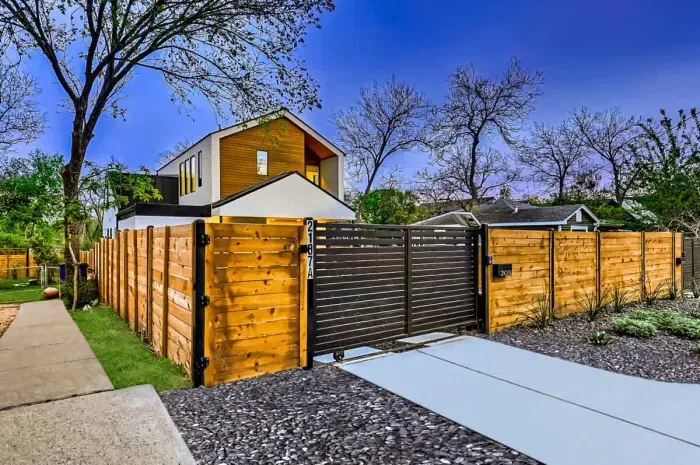 Gated driveway and yard to ensure your privacy during your stay.