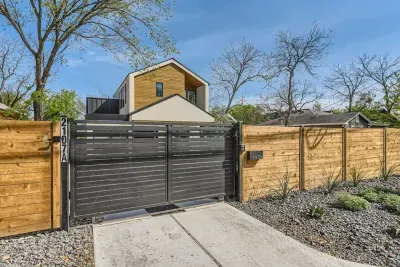 Gated driveway and yard to ensure your privacy during your stay.