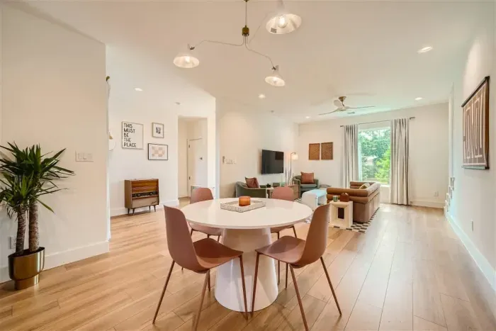 Enjoy a meal in a beautifully designed dining room that feels like home.