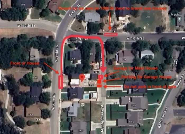 Parking: Aerial Diagram