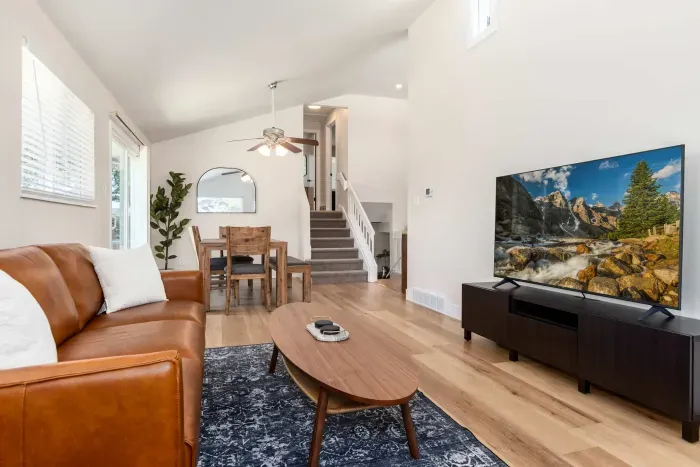 Open-concept living space perfect for relaxing after exploring Arvada.