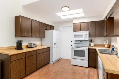 Bright and functional kitchen designed for easy meal prep.