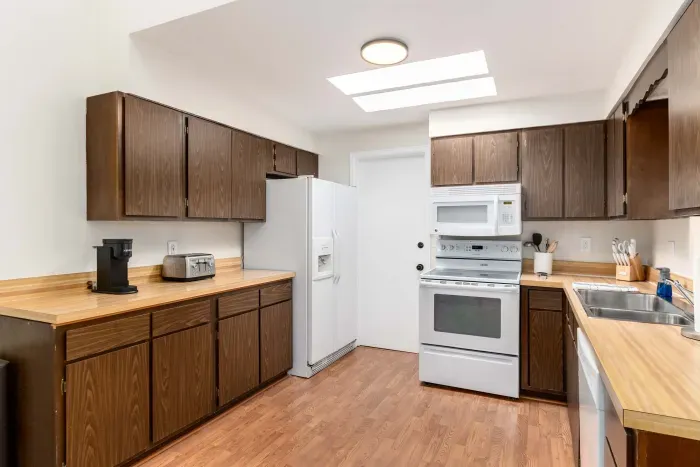 Bright and functional kitchen designed for easy meal prep.