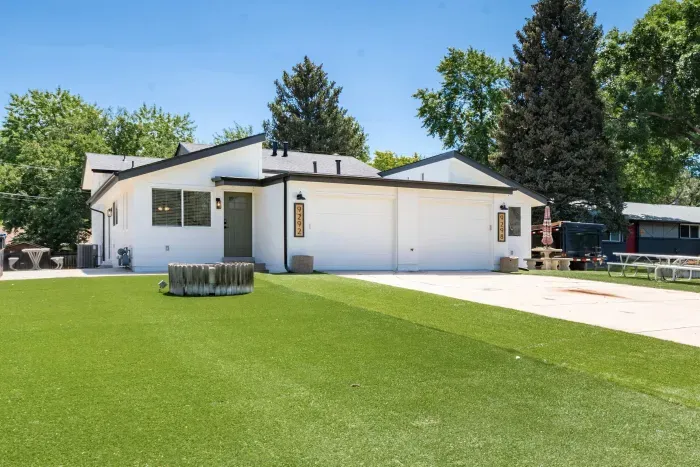 Large, fenced yard. Great for kids, pets, or yard games.