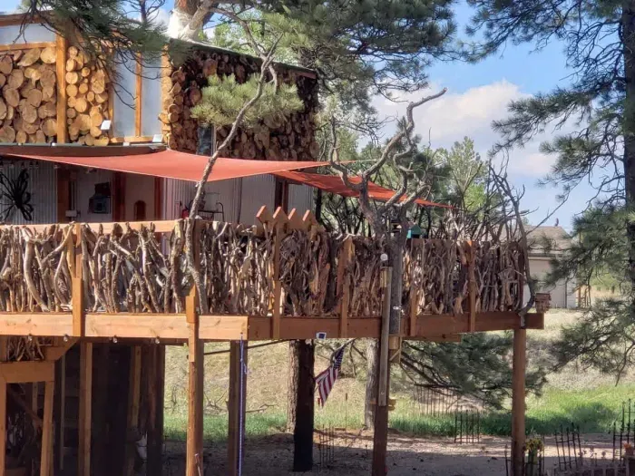 One of the coolest, magical, whimsical treehouses you will ever see!