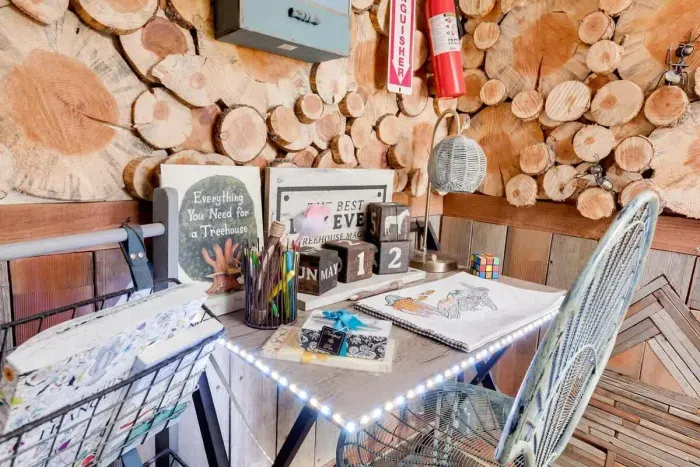 A place to color, write....or read...