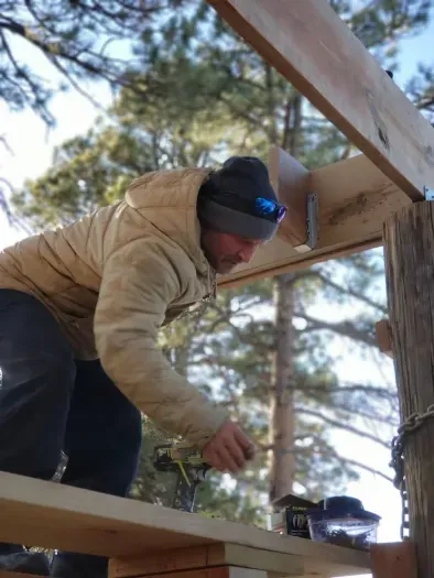 Working away... I wonder how many hours we have in on this project?!! Crazy!!