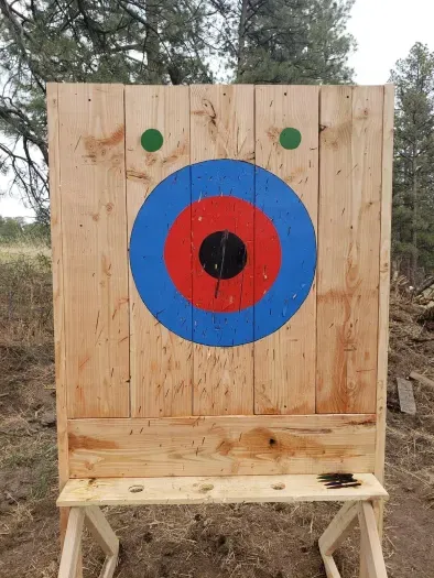 Hatchet throwing.... Look how this one ended up!