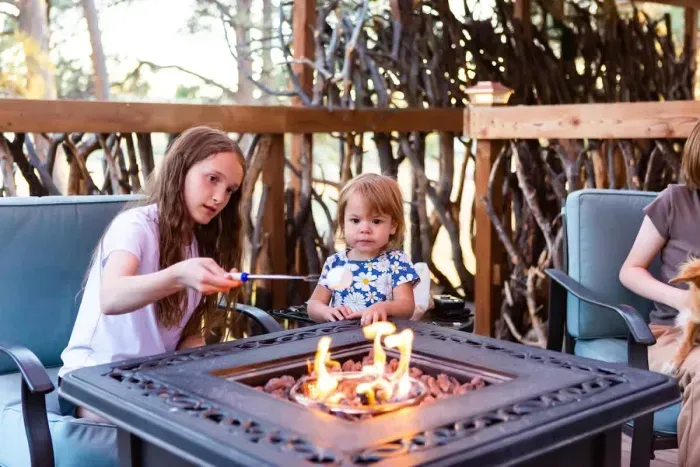 Smores at the firepit
