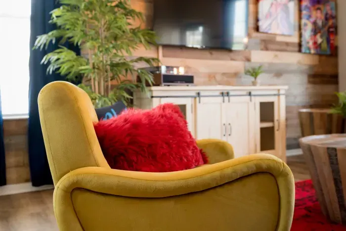 You will love these comfortable stylish gold accent chairs.