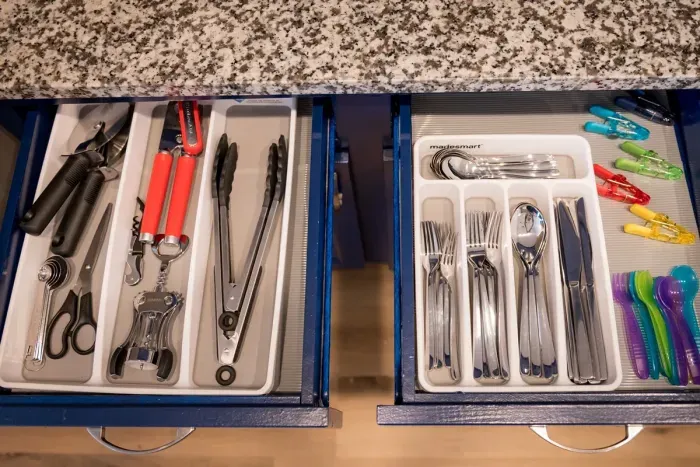 We got your silverware.