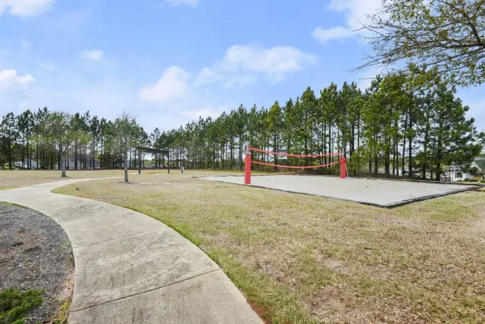 Sand volleyball court just down the block!