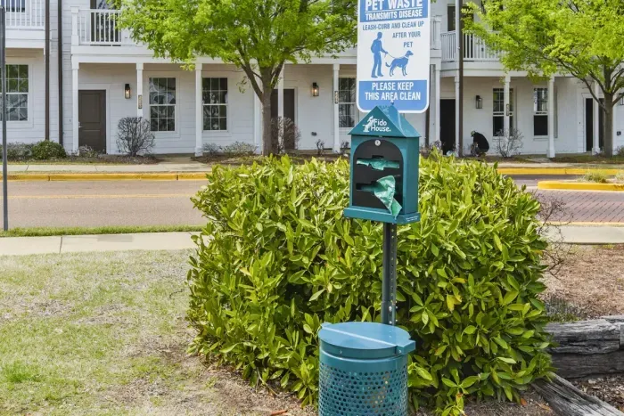 Complimentary bags to pick up your pup’s business!