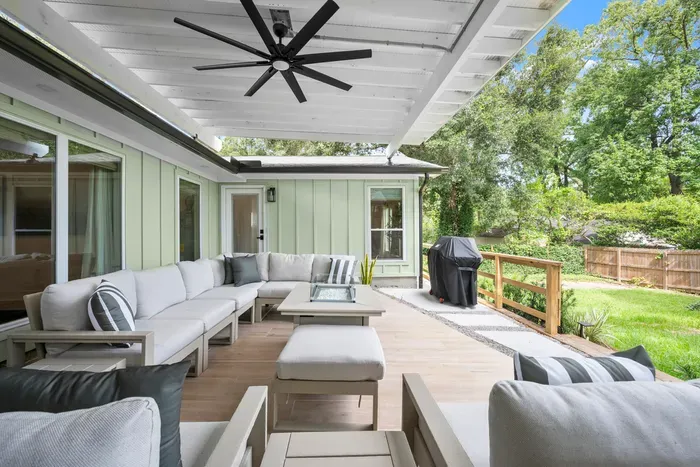 Another view of the covered patio, perfect for outdoor relaxation.