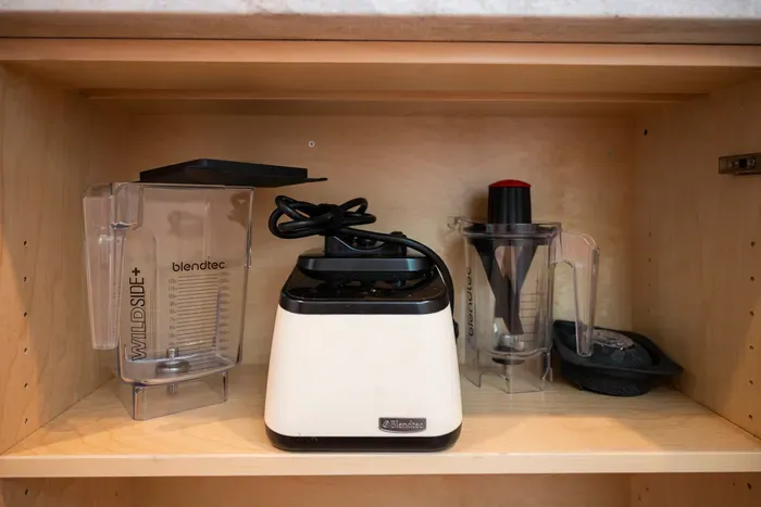 A blender is provided, making it easy to prepare smoothies, frozen drinks, and your favorite recipes during your stay.