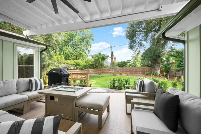 The perfect spot for morning coffee or evening conversations.
