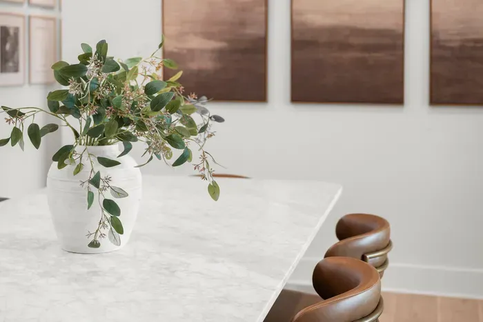 Stay productive with a comfortable workspace and desk.