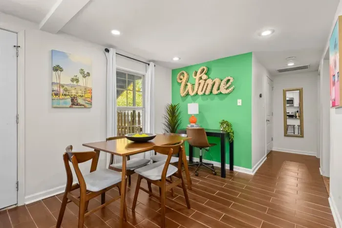 Enjoy playing board games with family or having a nice place to sit down and do some work.