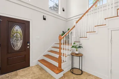 Ascend upstairs to the private suite B