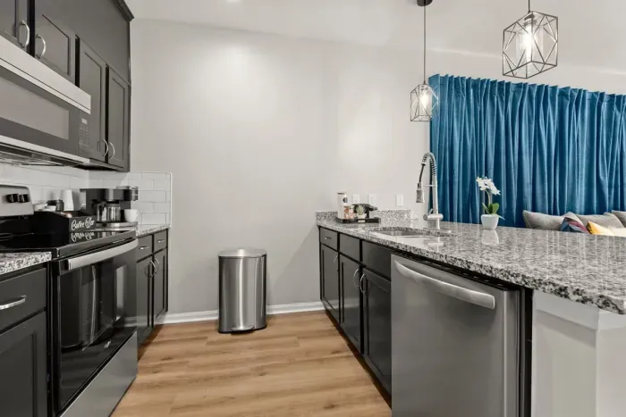 Get your taste buds tingling as you prepare to whip up your favorite dish in our fully equipped kitchen, ready to tantalize your senses