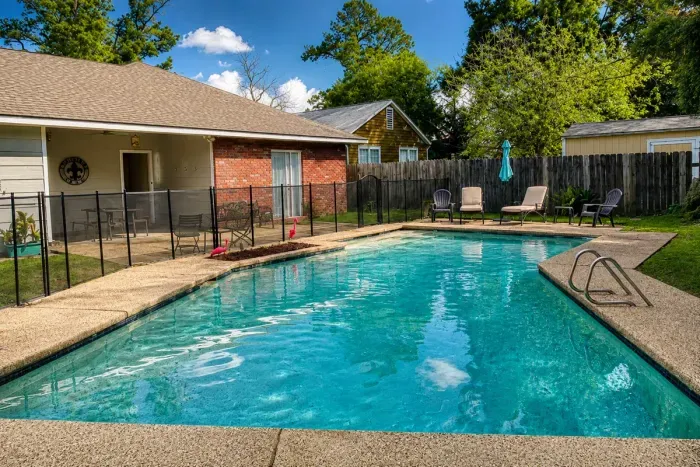 Take a refreshing dip in the private pool, soak up the Louisiana sunshine, and unwind in your own oasis.