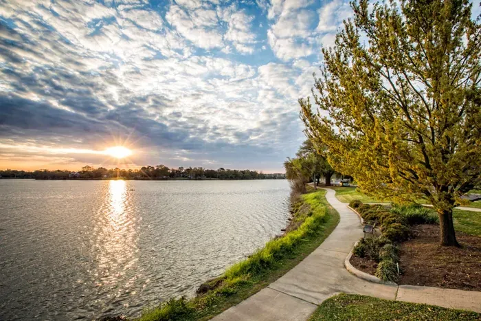 Enjoy a beautiful walk around the LSU Lakes.  Located 1.4 miles from the property.