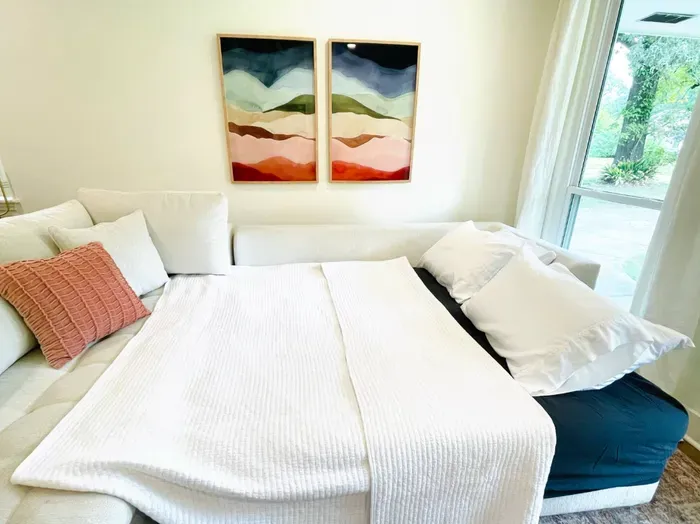 A cozy space where guests can relax and enjoy quality time together.