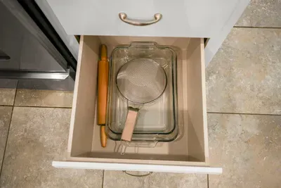 Thoughtful kitchen essentials are provided to make meal preparation easy and convenient.