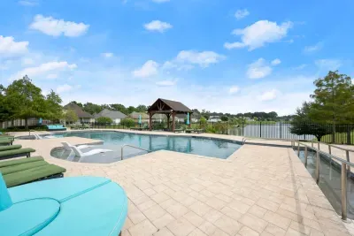 Take a dip and unwind at the community pool, with plenty of space to lounge and enjoy the sunny outdoors.