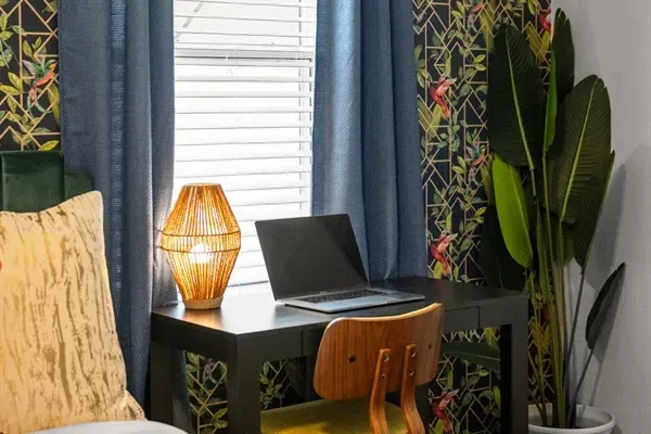 Nice work space to get some things done when needed.