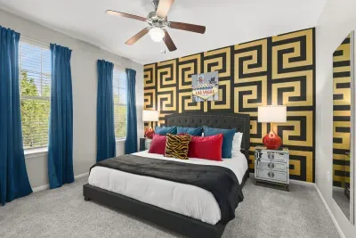 Bedroom 3: Give way to the timeless beauty of our French-inspired oasis, where luxury meets comfort