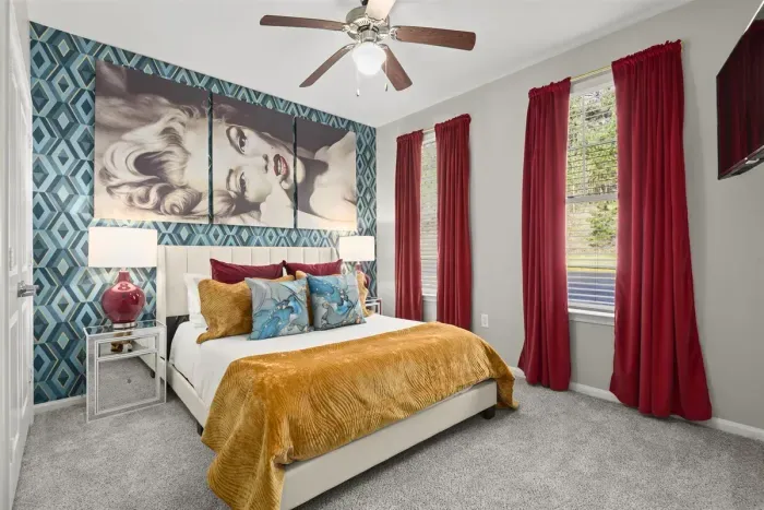 Bedroom 2: Blissful night's sleep surrounded by the luxury of our designer home