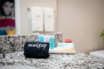 Makeup towels and carefully curated essentials ensure a pampering experience like no other